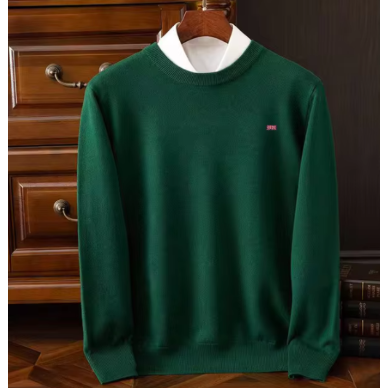 Wolllux - Wollpullover Herren – Leichter Pullover für Alltag & Büro