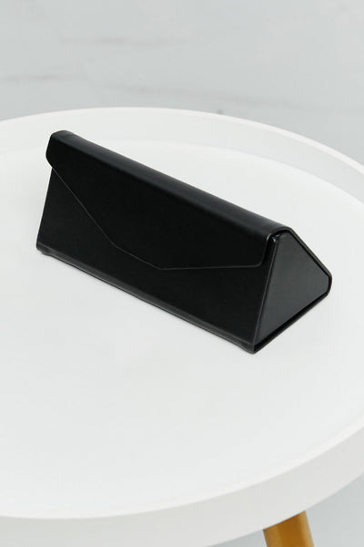 Schildpatt-Vollrand-Sonnenbrille mit eckigem Design