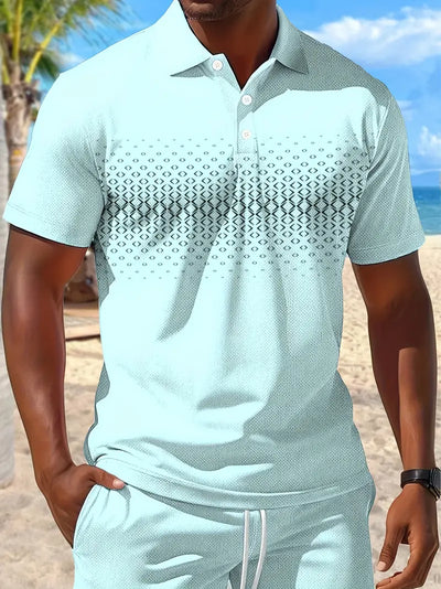 Zackary – Sommer Liches kurzärmliges Zweiteiler Set