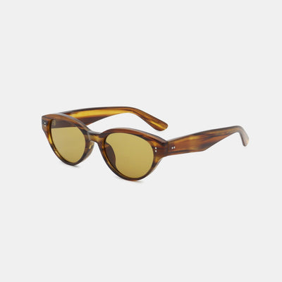 Cat-Eye Sonnenbrille mit Polycarbonatgestell