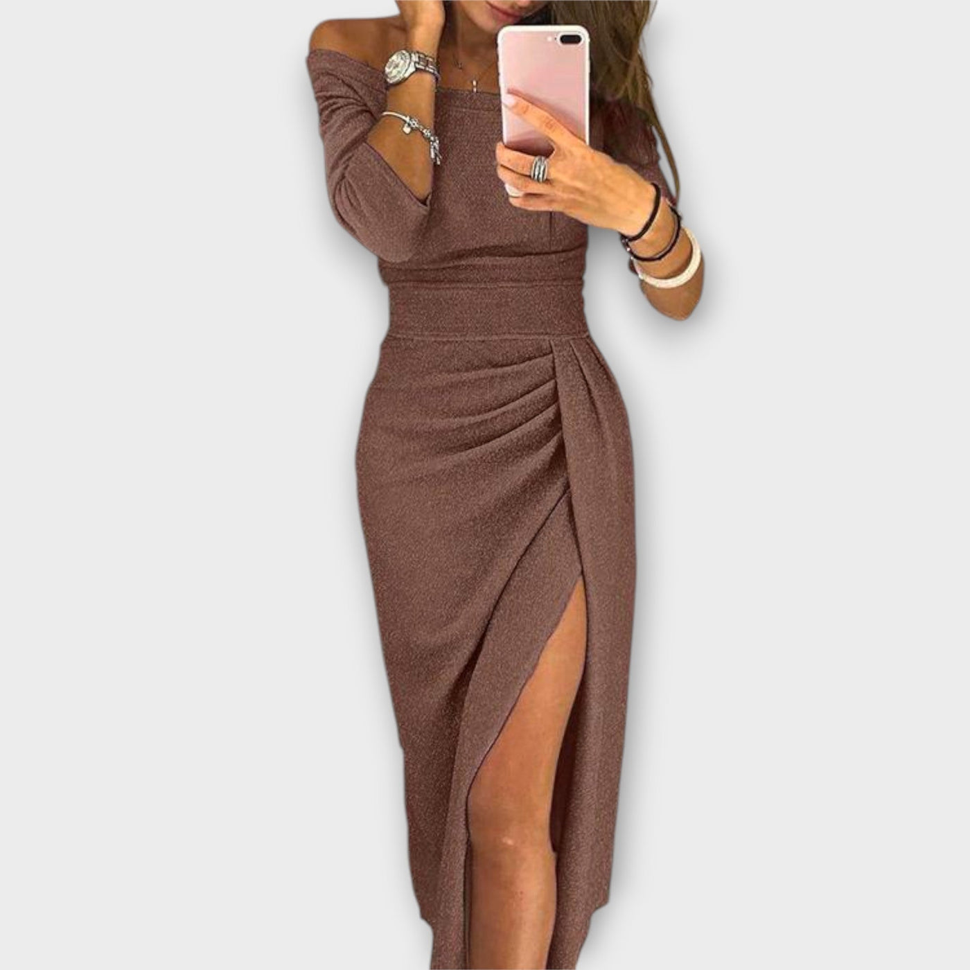 Lilly Damenkleid Aus Premiumstoff – Stilvoller Schnitt Für Jedes Event, Größen S-XL