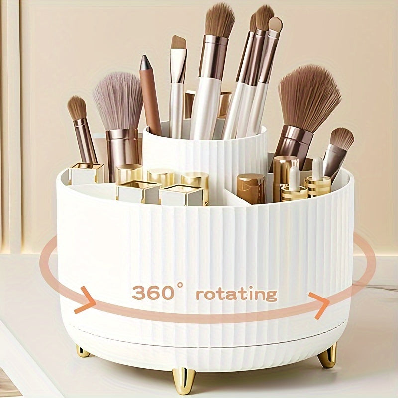 ElegantSpin 360° Drehbarer Organizer – Kosmetik Aufbewahrung