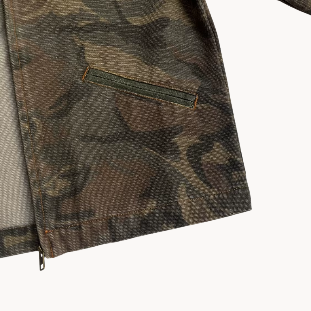 Zinnia | Tarnfarbe Reißverschluss Arbeitsjacke