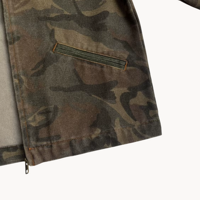 Zinnia | Tarnfarbe Reißverschluss Arbeitsjacke