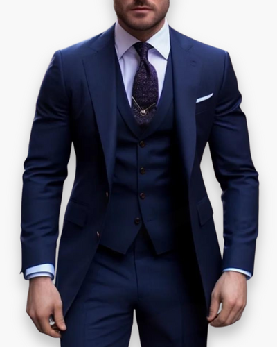 Herren Anzug 3-teilig Slim Fit | Klassisch & Elegant für Hochzeitsgäste