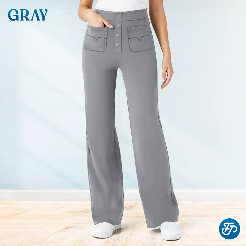 Aurura | Bequeme Stretchhose mit hoher Taille für Damen