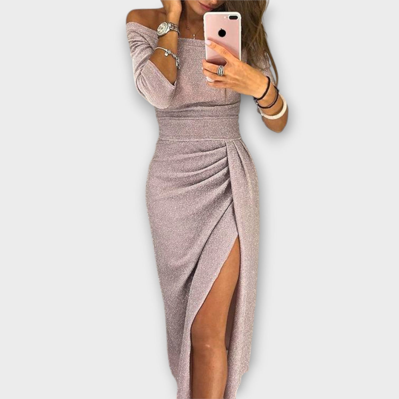 Lilly Damenkleid Aus Premiumstoff – Stilvoller Schnitt Für Jedes Event, Größen S-XL