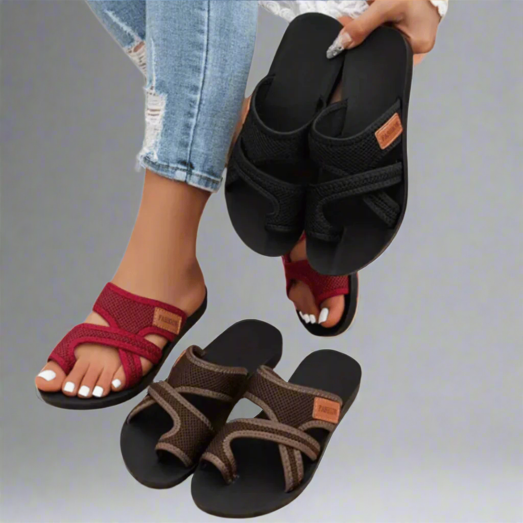 Greta | Atmungsaktive Mesh-Sandalen in Premiumqualität