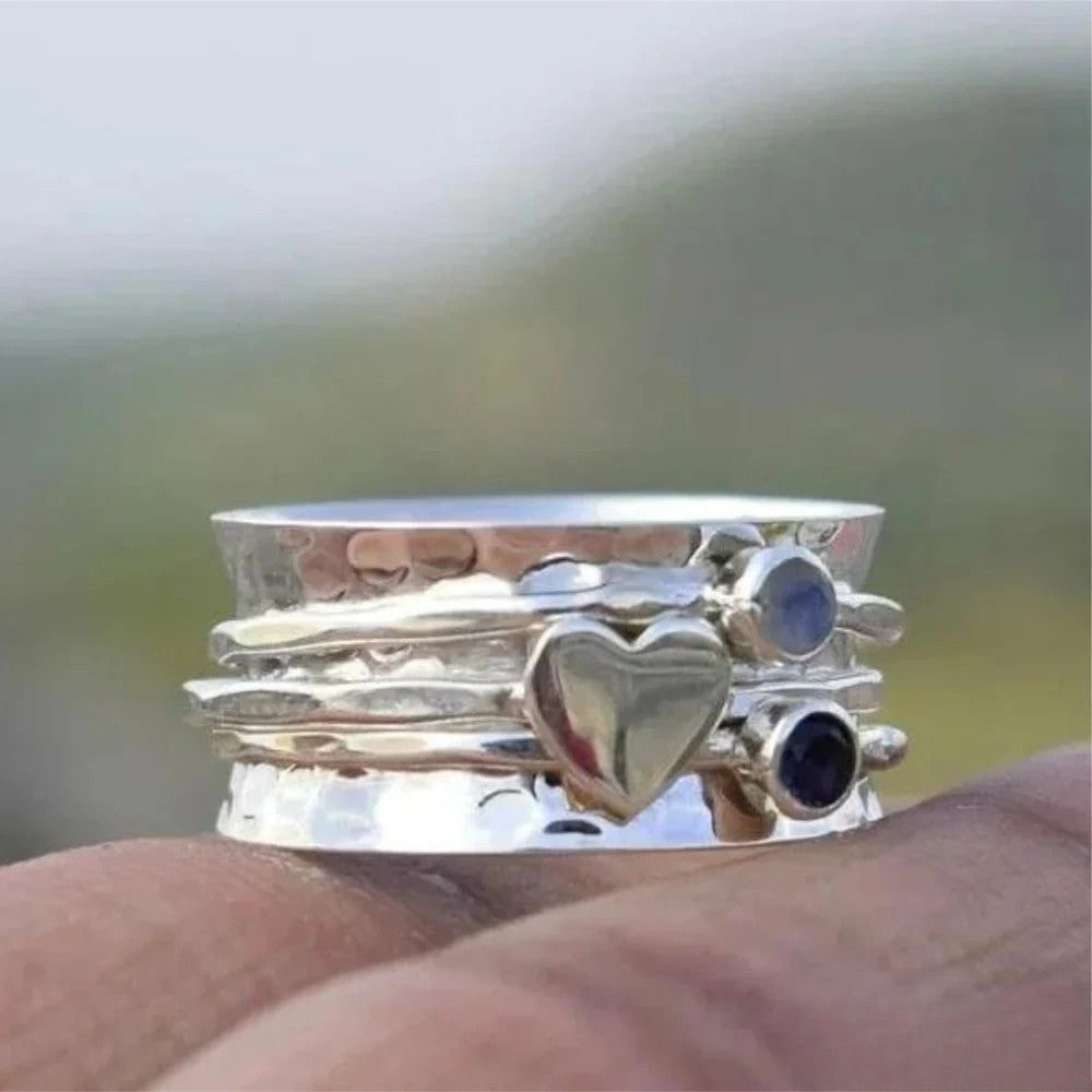 Herzförmiger Spinner-Ring