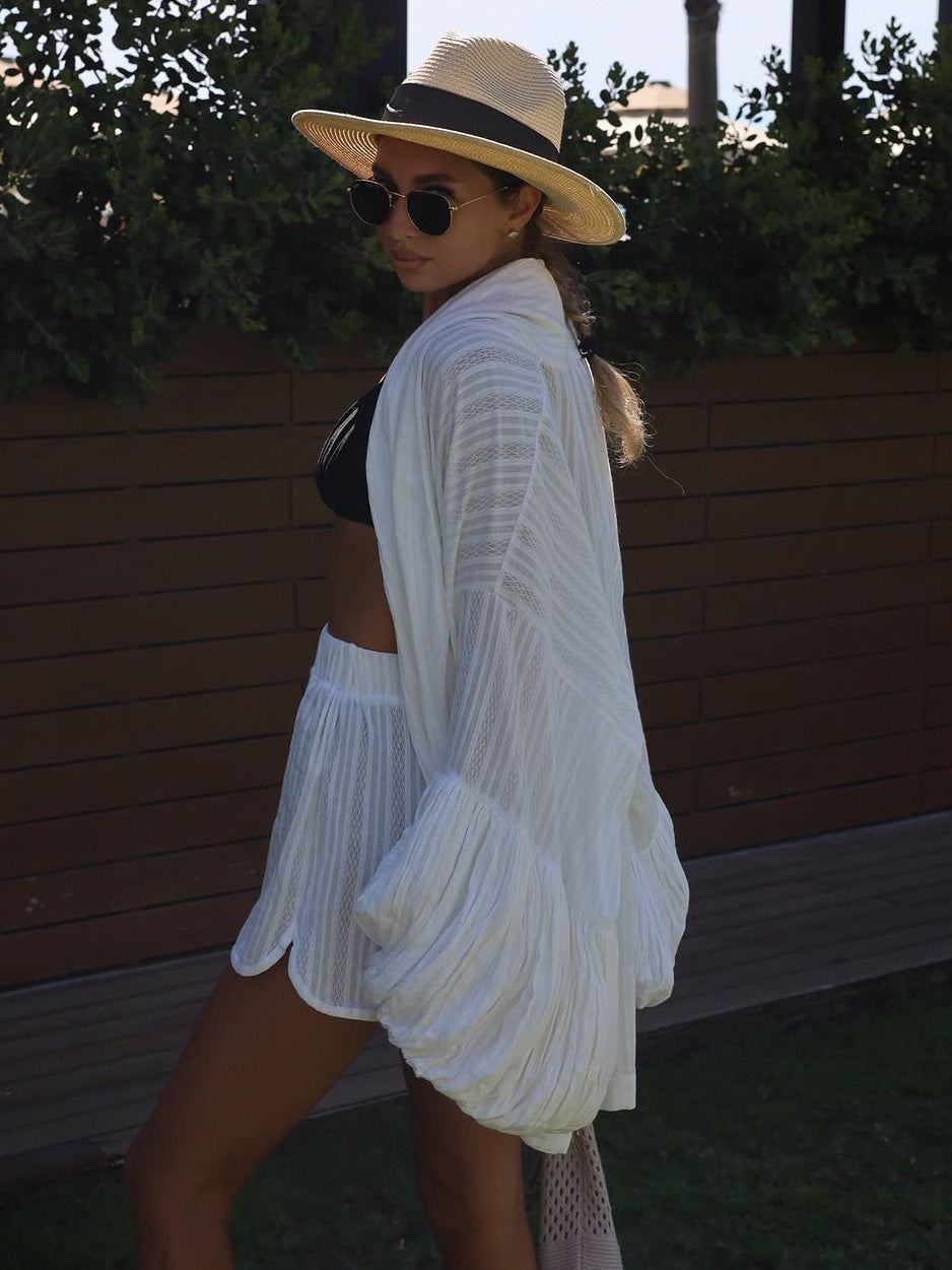 Selena - Kimono-Set mit ausgestellten Ärmeln