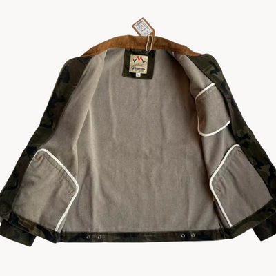 Zinnia | Tarnfarbe Reißverschluss Arbeitsjacke