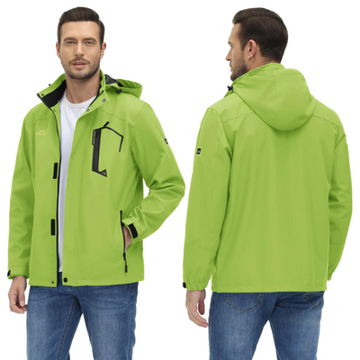 Wetgard - Wasserdichter Wintermantel Männer – Warm, Wetterfest, Mit Kapuze