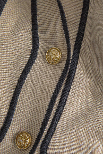 Athena | Elegantes Strick-Set mit Gürtel-Cardigan & Weitbein-Hose