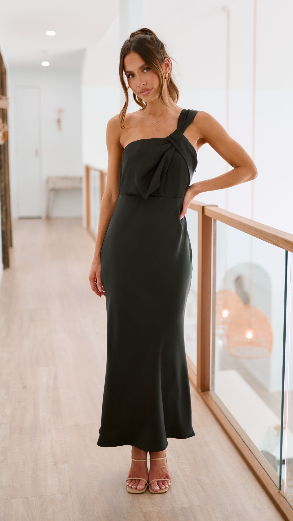 Annika - Schwarz Maxikleid