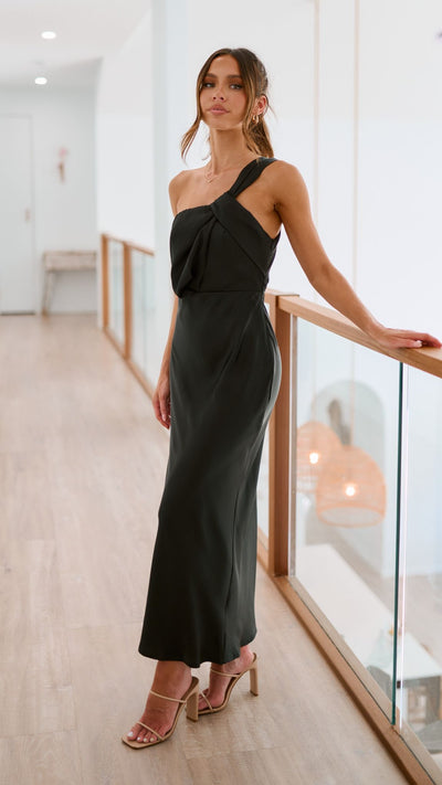 Annika - Schwarz Maxikleid