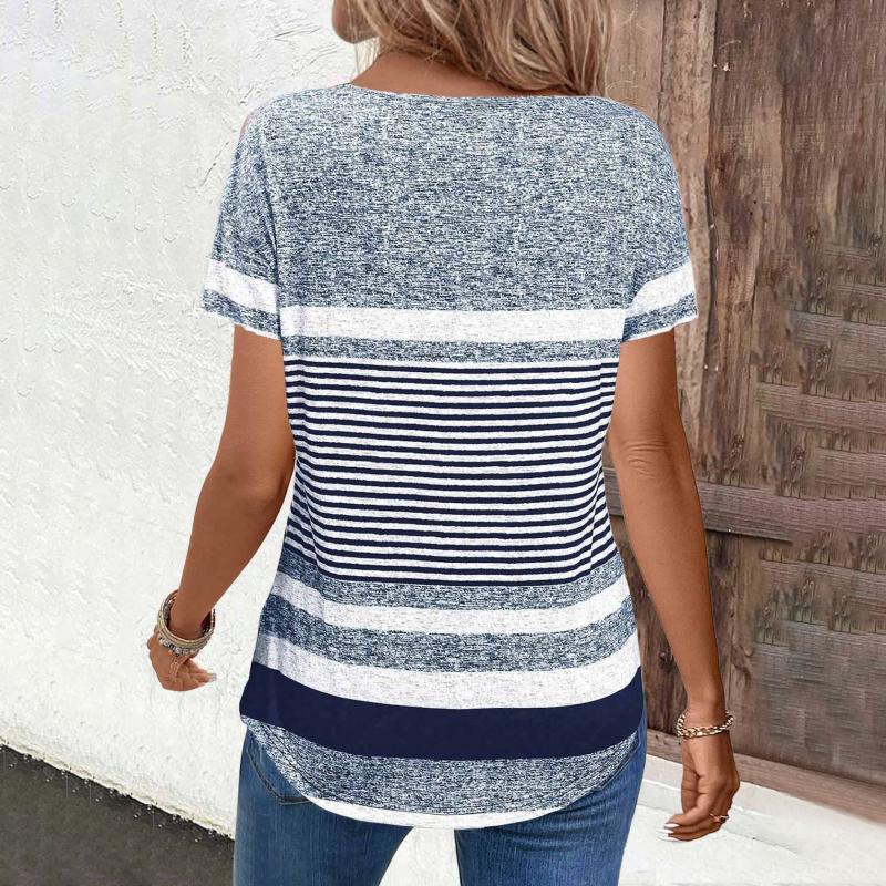 Mabelle | Lässige Gestreifte Bluse