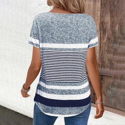 Mabelle | Lässige Gestreifte Bluse