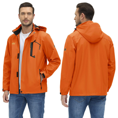 Wetgard - Wasserdichter Wintermantel Männer – Warm, Wetterfest, Mit Kapuze