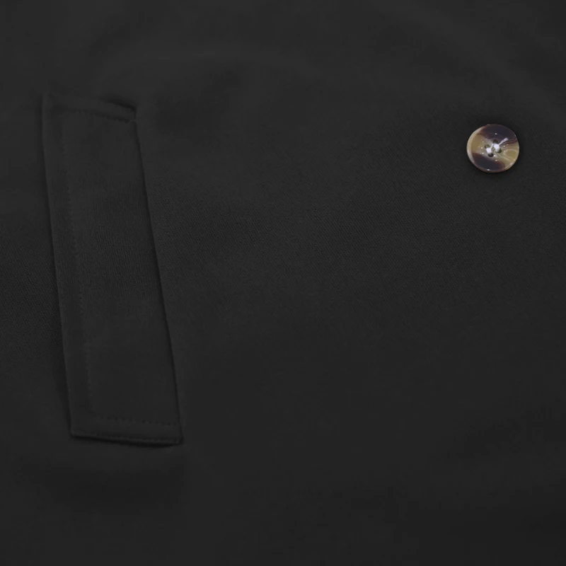 Edelman - Mantel Jacke Herren – Langer Hoodie-Mantel mit Doppelreiher-Knöpfen