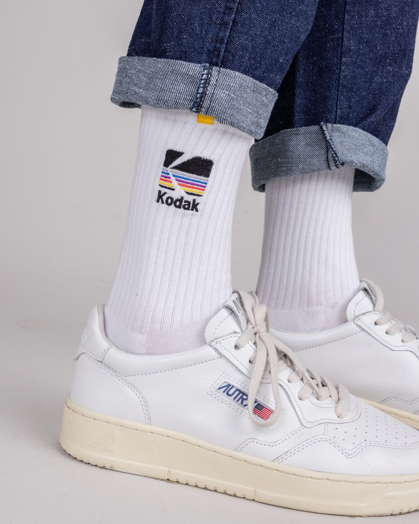 Amari | Kodak Socken Weiß