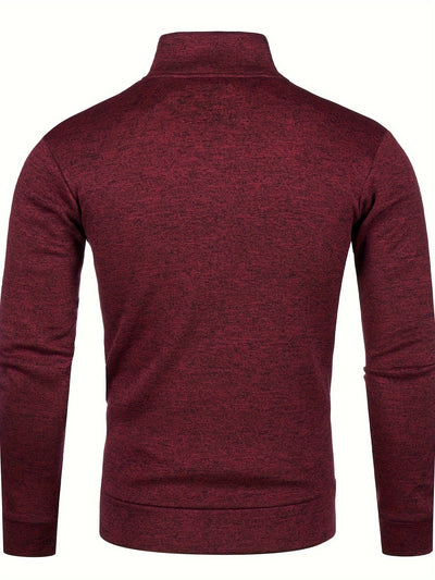 Grzegorz – Langärmelige Strickjacke Mit Reißverschluss