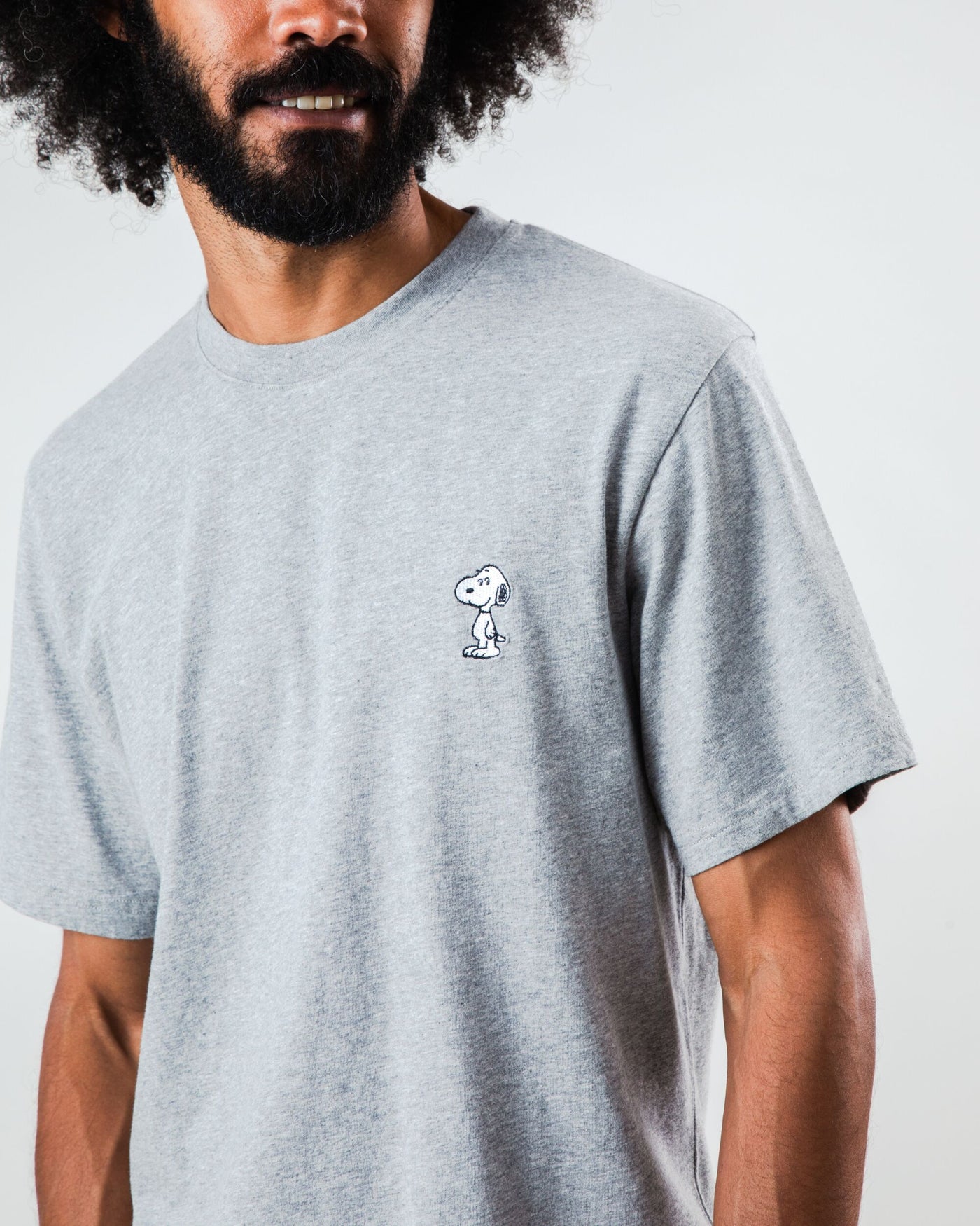 Zayn | Ford Erdnüsse Snoopy T-Shirt Grau Melange