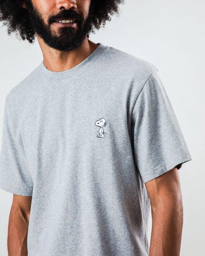 Zayn | Ford Erdnüsse Snoopy T-Shirt Grau Melange