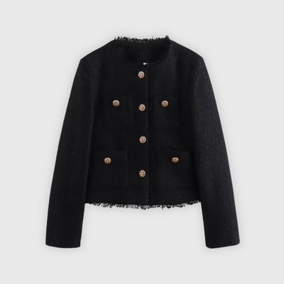 Luna | Jacke handgemacht mit Zierknöpfen