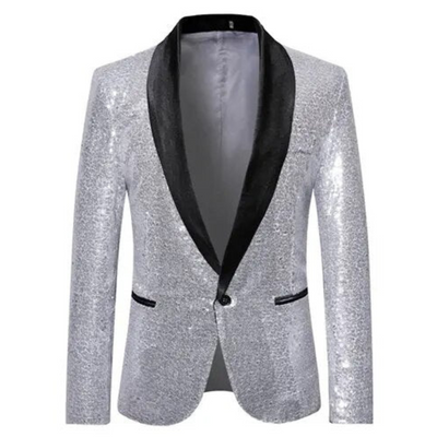 Glänzender Blazer für Herren