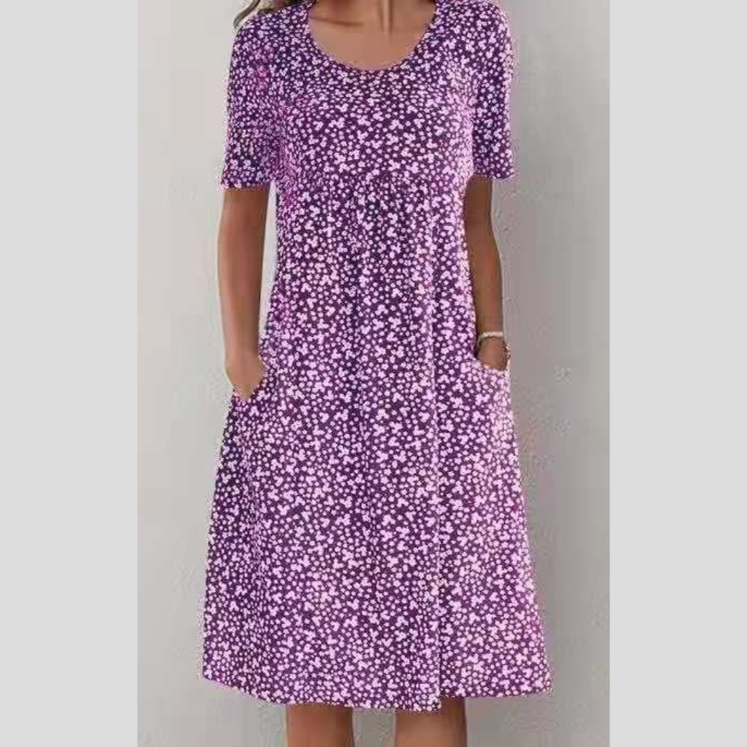 Zachariah | Elegantes Midikleid mit Blumenmuster