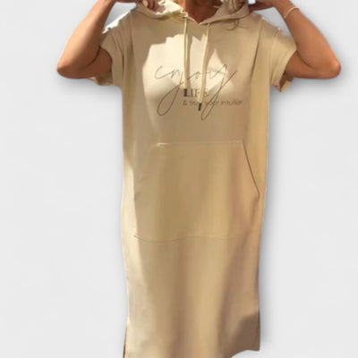 Daisy - Entspanntes Kapuzenkleid