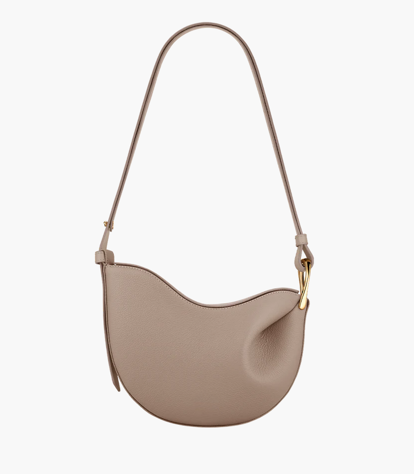 Tote Bag Damen Vegan – Große Schultertasche aus Kunstleder in Cognac