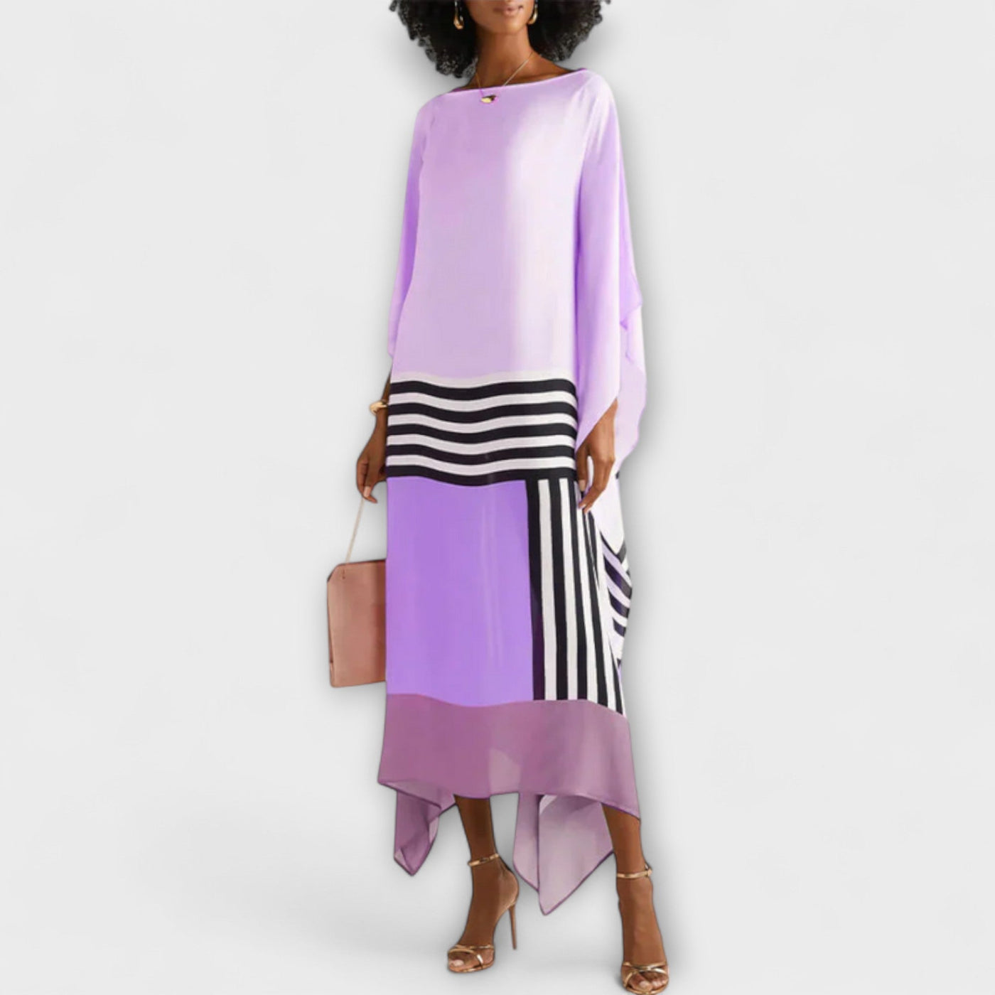 Elenora - Locker geschnittener geometrischer Kaftan