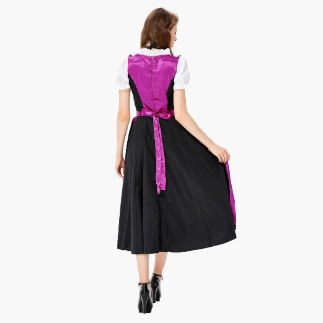 Besticktes Dirndl kleid für Damen - Oktoberfest 2025