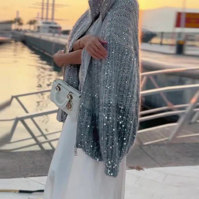 Hochwertiger Glitzer-Strickpullover für Frauen – Modern und vielseitig