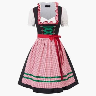 Spitzen-Dirndl kleid für Damen - Oktoberfest 2025