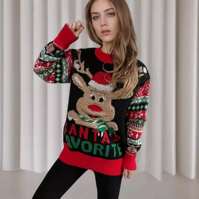 Kuschel - Kreativer Weihnachtspullover – Perfekt für die Weihnachtszeit