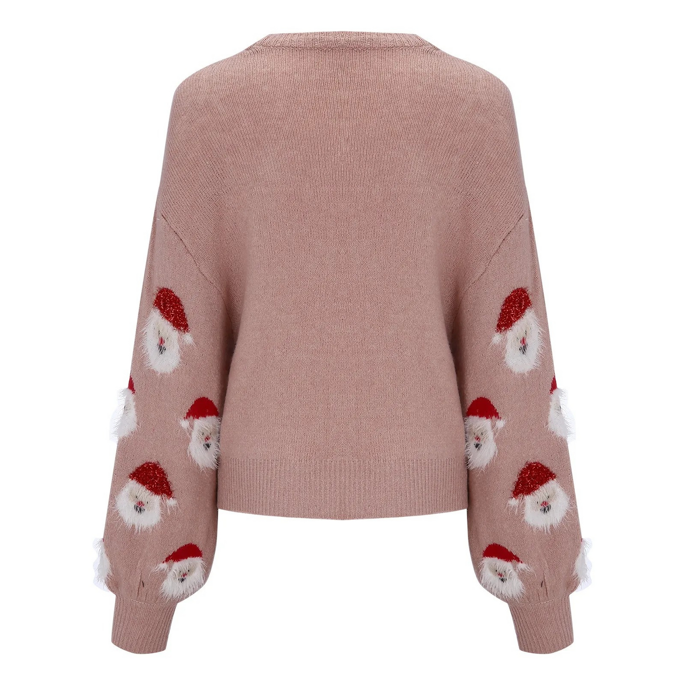 Glanzte - Weihnachtspullover für Damen, Strickpullover mit Rentiermuster, Winterpullover