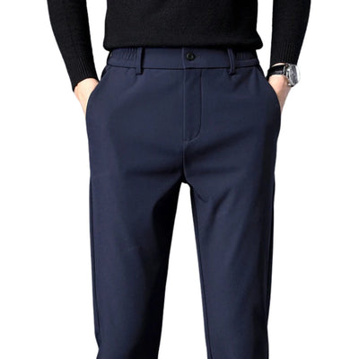 Winter Stretch Freizeithose für Männer – Stilvoll und warm für kalte Tage