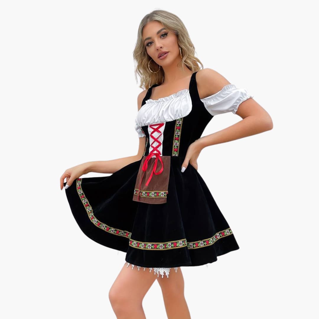 Kurzes Dirndl Kostüm für Damen - Oktoberfest 2025