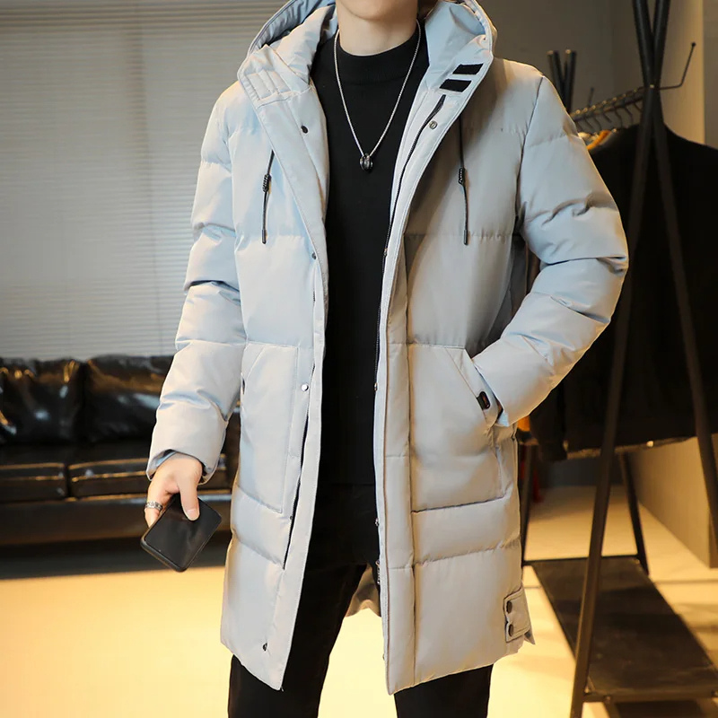 Wetterl - Langer Wintermantel Herren Wasserdicht Winddicht Mit Kapuze Gefüttert