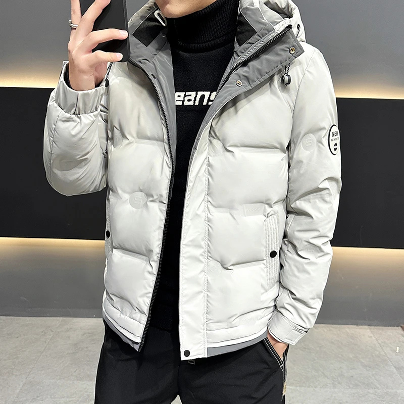 Kälteex - Daunenjacke Herren Warm Gefüttert Übergangsjacke Mit Reißverschluss