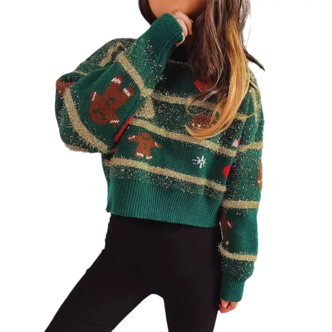 Winzwol - Weihnachtspullover – Lustiges Katzendesign, Festlich, Unisex