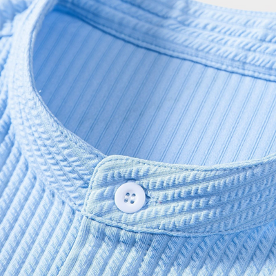 Hemd mit Stehkragen für Herren - Slim Fit, Elegant & Modern