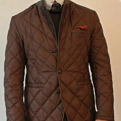 Grovtor - Gewattierte Jacke Herren mit Knopfleiste und eleganter Steppoptik