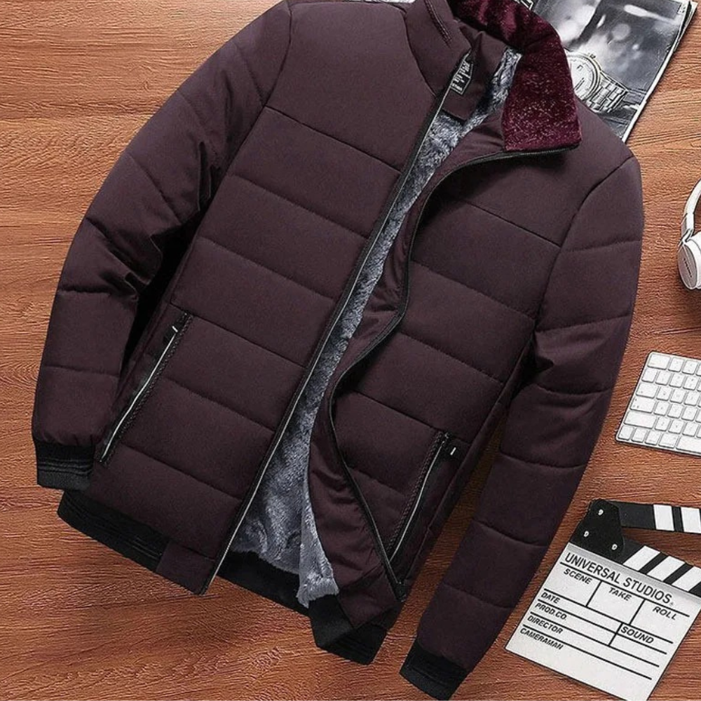 Ralvenn - Gewattierte Jacke Herren Leicht Gefüttert Übergangsjacke Mit Reißverschluss