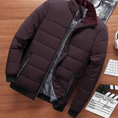 Ralvenn - Gewattierte Jacke Herren Leicht Gefüttert Übergangsjacke Mit Reißverschluss