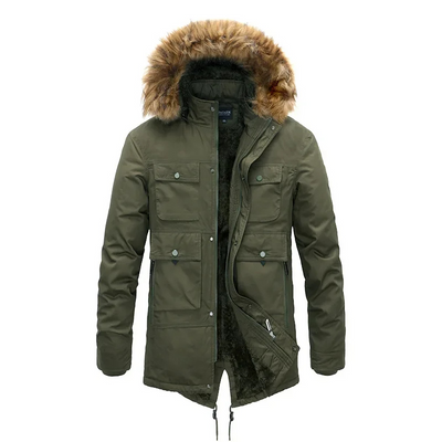 Herbren - Parka Winterjacke Herren – Wetterfest, Atmungsaktiv, Outdoorjacke