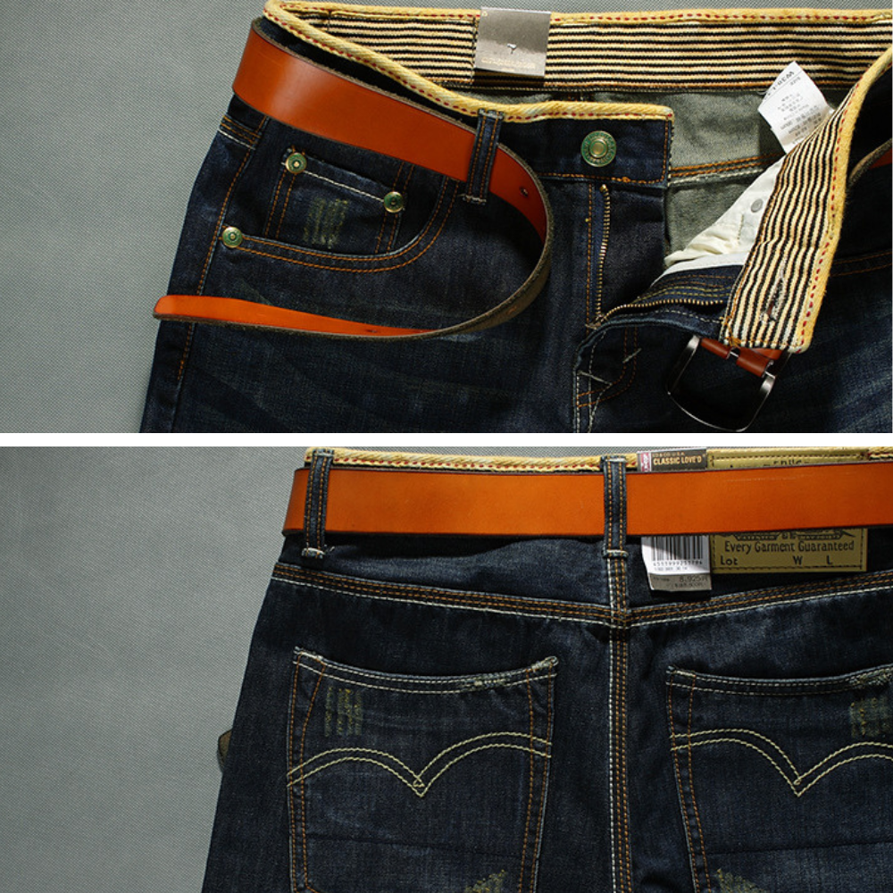 Nellie | Jeansshorts mit Used-Effekt und Kordelzug