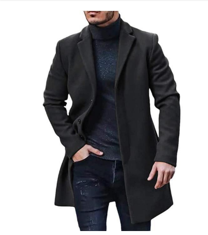 Langer Trenchcoat für Herren
